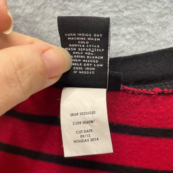 Torrid Red Black Striped Half Sleeve Top Size 3X - Picture 5 of 5